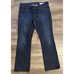Gap Curvy Stretch Dark Wash Boot‎ Cut Jeans Size 10L